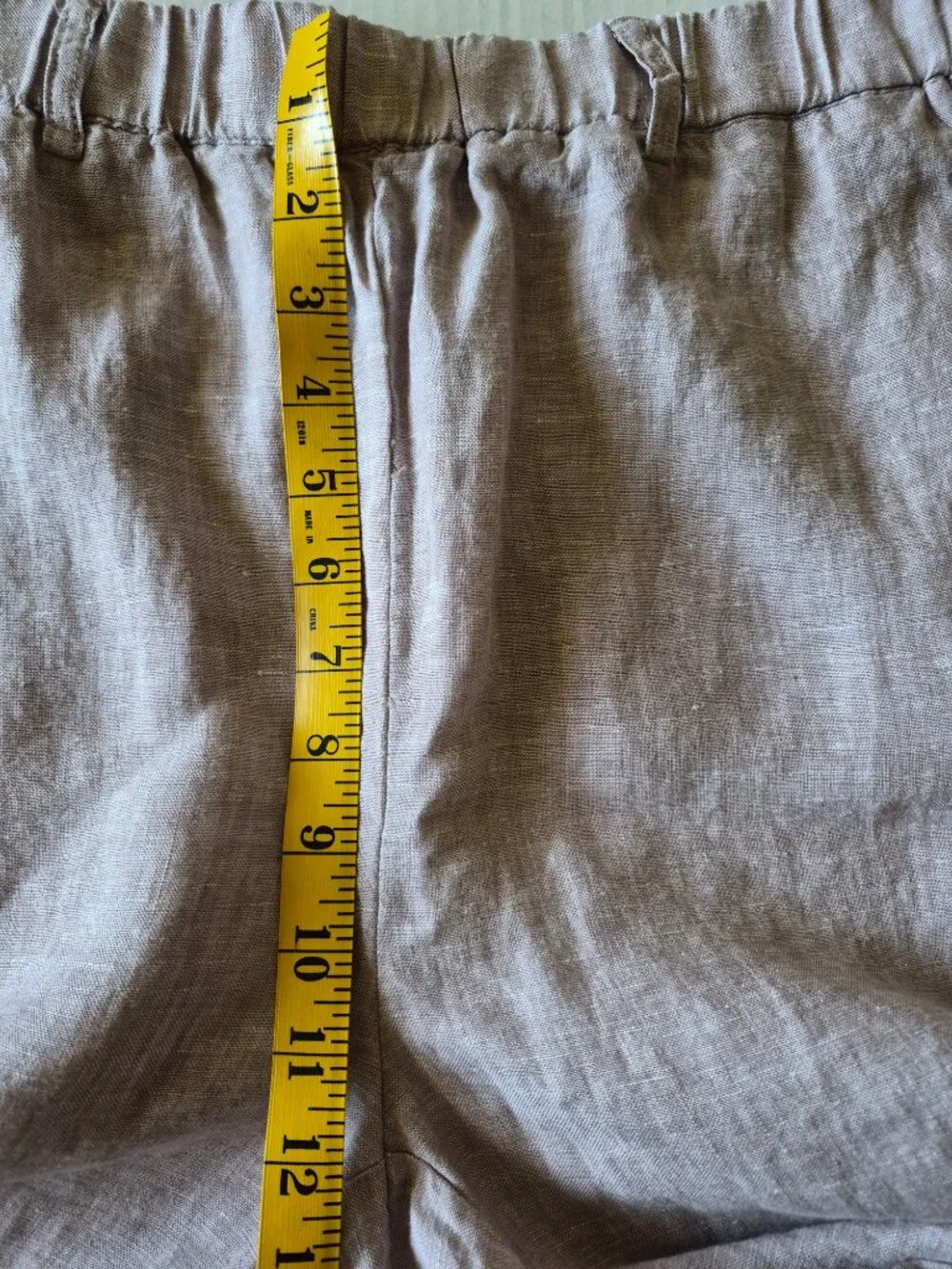Quince 100% Linen Wide Leg Pants Vintage Pink Chambray Large